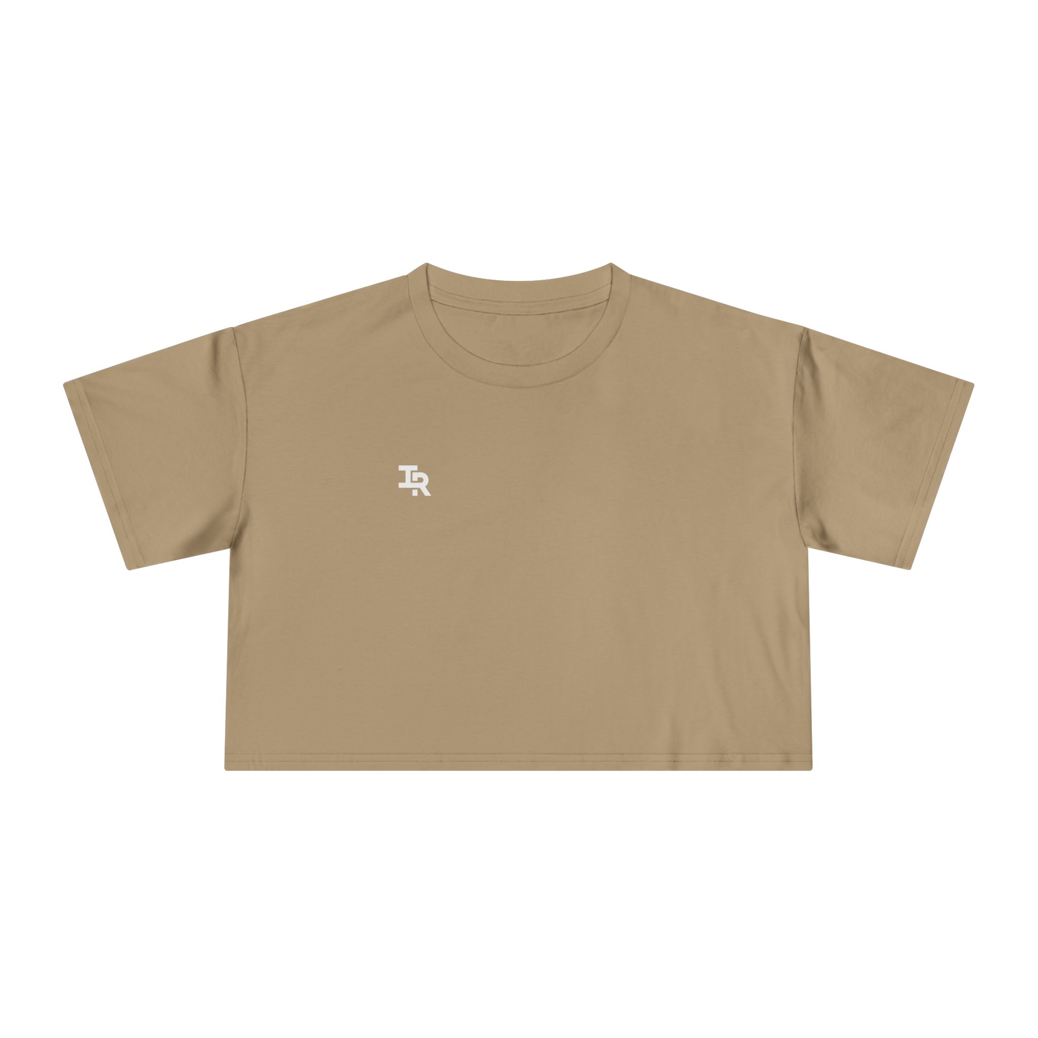 Copy of Women's Crop Tee — 'Pray Heavy Lift Heavy' Christian Fitness Crop Top - Image 2