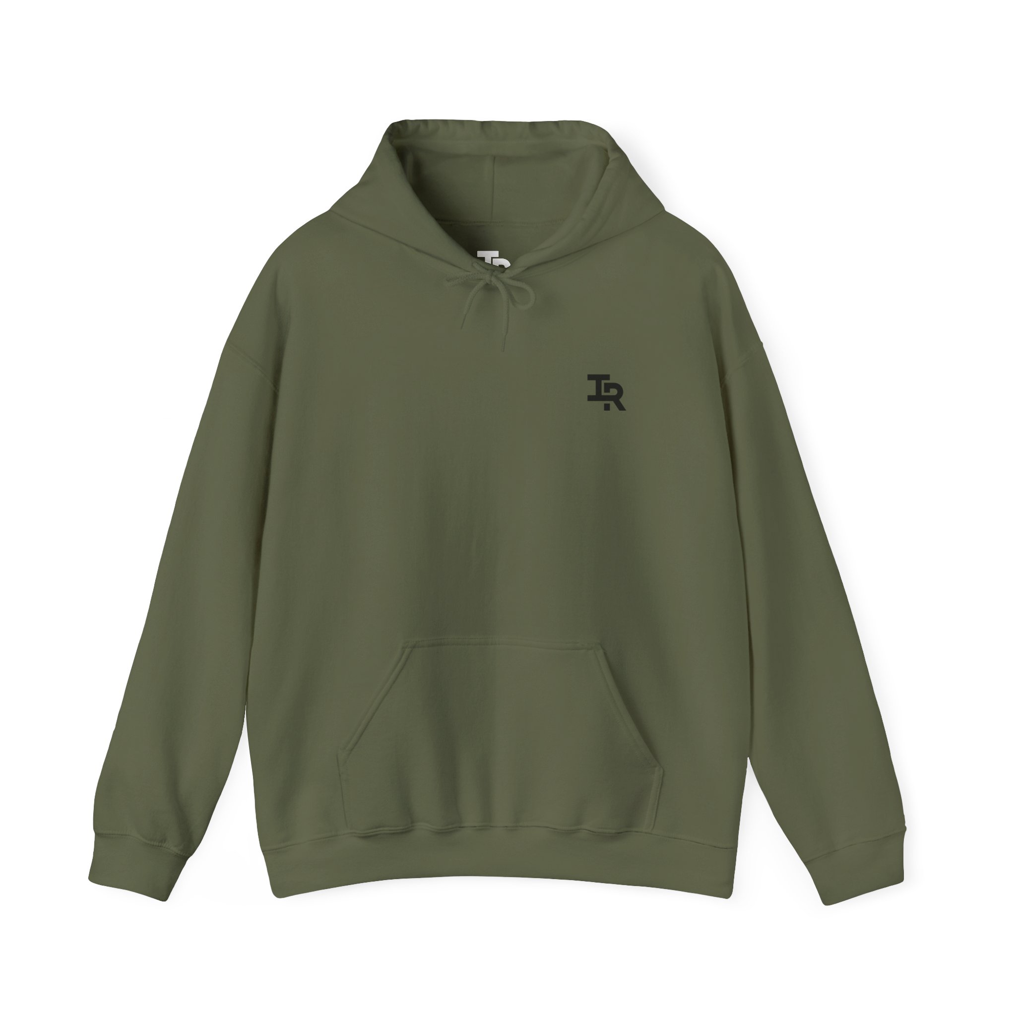Minimal Hoodie – Chest Emblem Pullover - Image 9