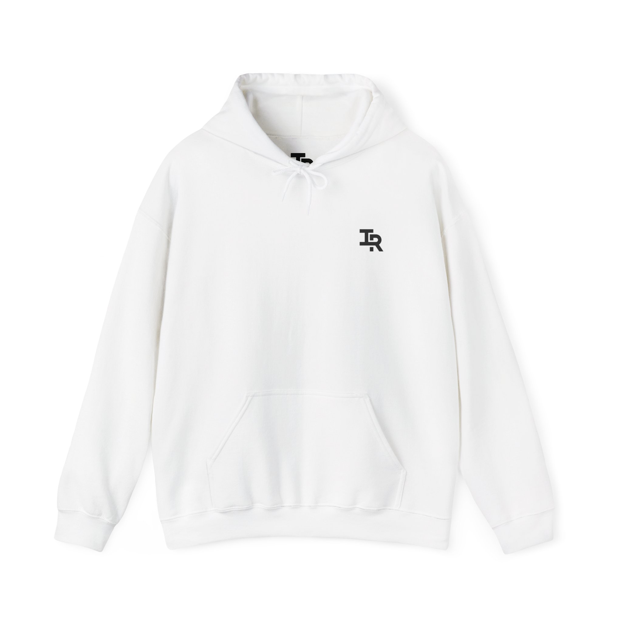 Minimal Hoodie – Chest Emblem Pullover - Image 5