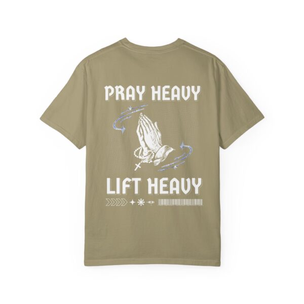 Pray Heavy Lift Heavy T-Shirt — Iron Republic Faith Gym Shirt